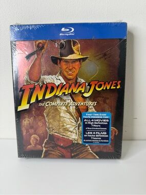 Indiana Jones: The Complete Adventures Blu-ray Box Set factory sealed. Nwt